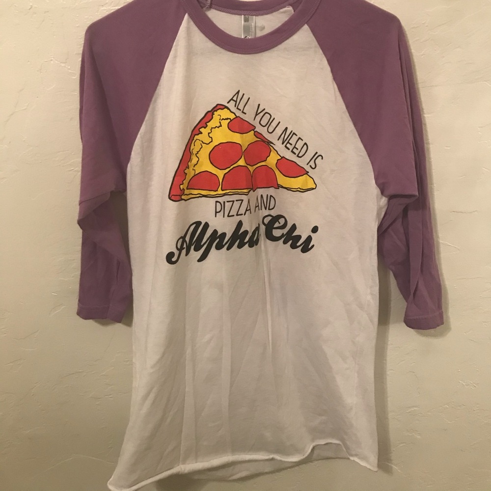 Alpha Chi Omega half-sleeve T-shirt
